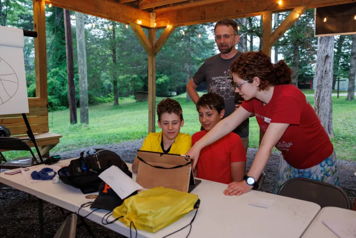 SigmaCamp instructors and campers